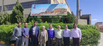 بازدید اساتید از شرکت فولاد غرب آسیا